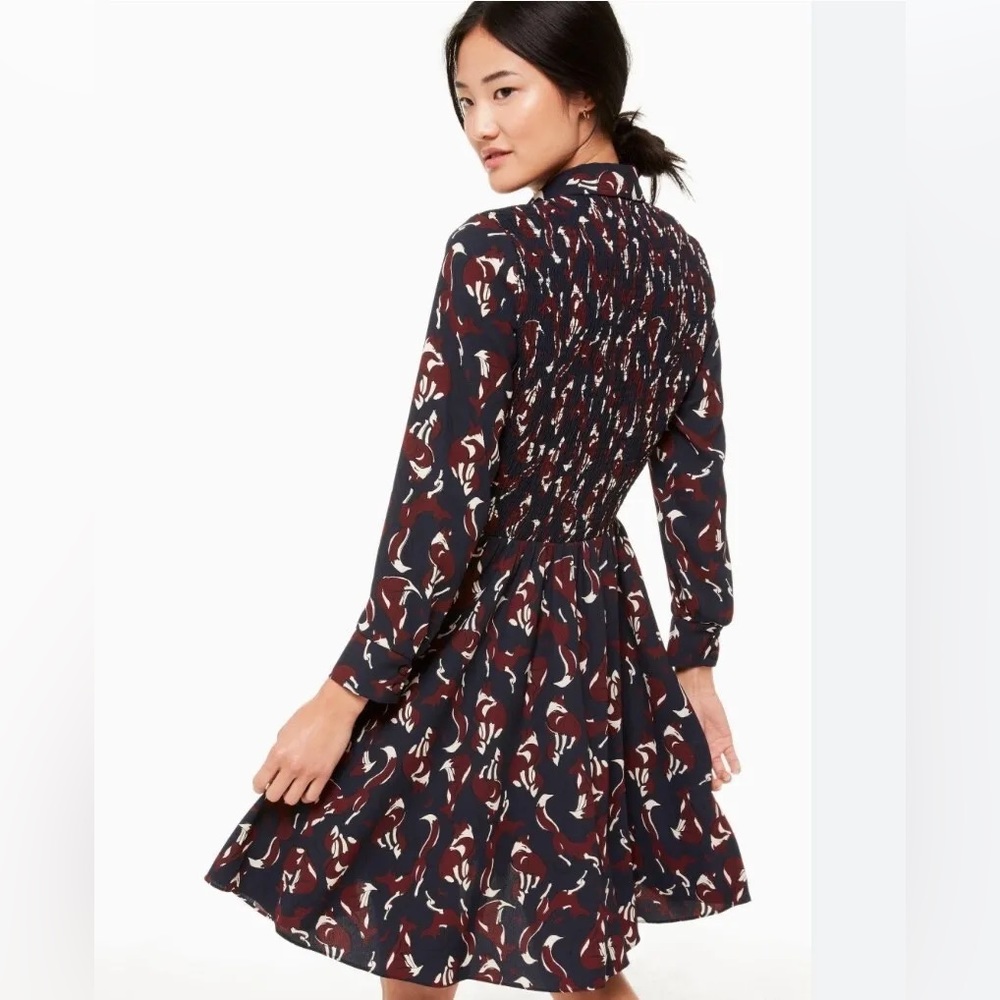 Kate Spade Fox Print Smock Dress